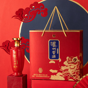 泸州老窖 泸州窖酒 福运双禧 泸州52度500ml*2瓶福运双禧礼盒装