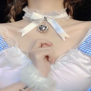 可调软妹铃铛项圈蝴蝶颈环日系少女可爱软萌颈环锁骨链猫咪项链女