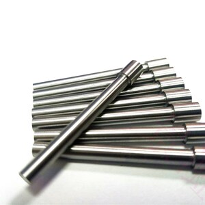 螺丝模具h5硬高速钢顶针冷镦机冲棒顶尖t棒高5o度耐磨总长05-52毫