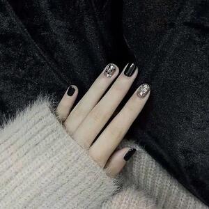 宝诗曼黑色甲油胶2020年新款流行色打底透黑色抖音网红同款光疗胶