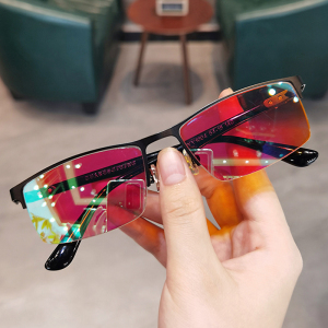 红绿色弱色盲矫正眼镜远视变色镜色弱眼镜隐型依视路远视色盲矫正眼镜