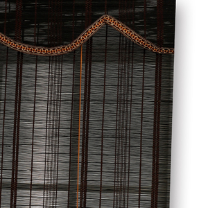 新品花帘卷帘门帘隔断百叶中式y饭馆印窗遮光升阳日式遮降家用民