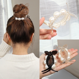 30拉福旗舰店天猫抓夹女后脑勺发夹韩国简约丸子头发抓洗澡盘头发