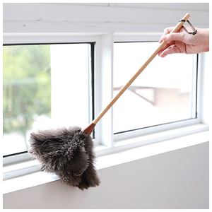 长柄鸵鸟羽毛掸子鸡毛禅子除尘掸家用扫灰器毯子缝隙清洁常规毛