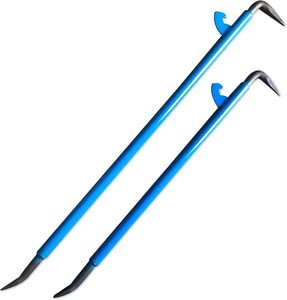 铝模专用工具铝膜撬棍背钩大撬棍尖头扁头开模拆卸铝模板韩式工具