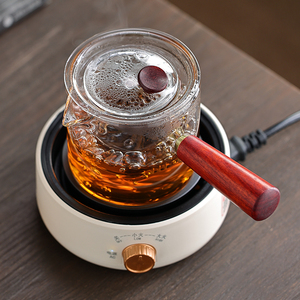 电陶炉2023新款围炉煮茶器罐罐带保温小型烧水专用玻璃电磁炉光波