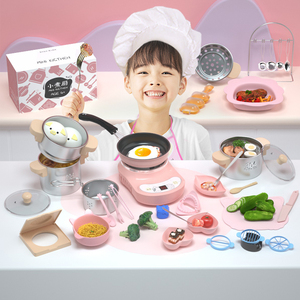 迷你小厨房真煮全套儿童小厨具真实做饭可烹饪玩具女孩生日礼物