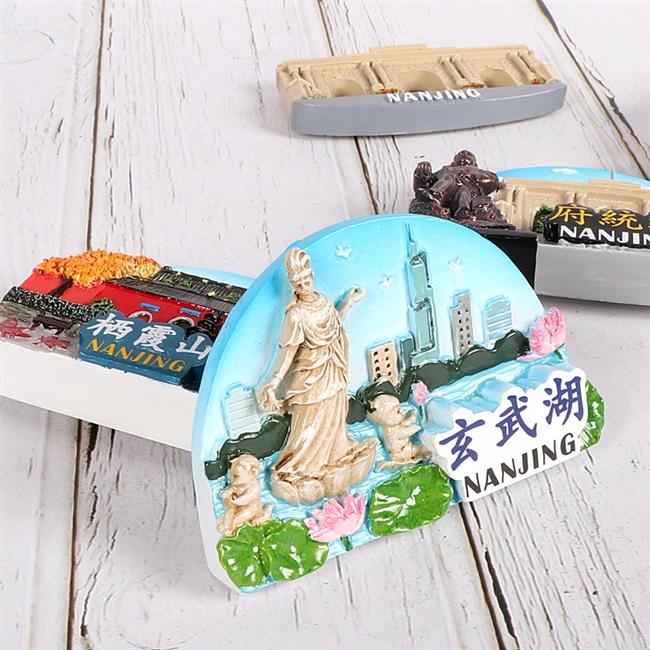 南京冰箱贴 旅游景点纪念品 玄武湖 栖霞山 明孝陵 地方特色风景