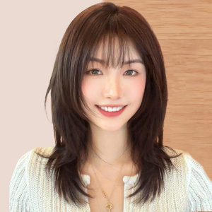 假发女长发公主切自然真发全真人发狼尾发型新款时尚全头套假发套