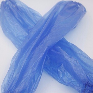 护袖女士加厚透袖l时尚袖口一次明袖套防水套性束口护套男士橡胶