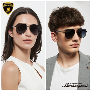 lamborghini/兰博基尼 飞行员太阳镜 开车墨镜 变色街拍潮流眼镜