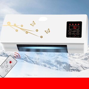 室内小空调暖风机家用浴室速热卫生间壁挂式暖风机省电节能冷风机