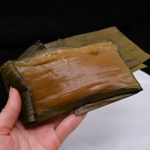 竹筒粽子云南德宏特产糍粑泼水粑粑红糖糯米苏子糖粑粑新鲜制作袋