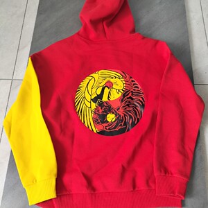 正品中国李宁卫衣虎鹤双形时装周同款男女同款长袖连帽外套