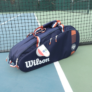 正品维尔胜wilson 6支装网球包法网限量版 单肩包