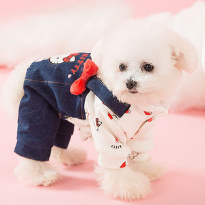 【hello kitty&联名】小狗狗衣服春秋薄款小型幼犬比熊泰迪四脚装