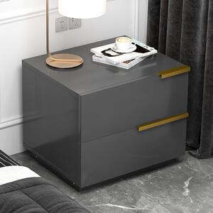 高档床头柜个性创意时尚法式主卧简易出租房专用款组装艺术酒店侘