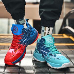 篮球鞋男高帮李宁鸳鸯双色