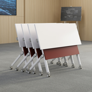 培训桌椅组合可折叠会议桌移动办公桌长条桌教育机构拼接培训课桌