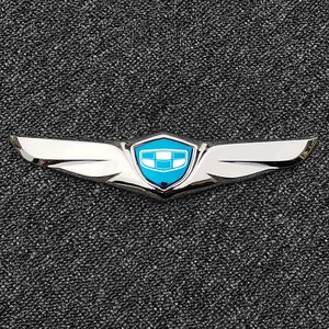 帝豪贴纸新能源吉利gl车标改装远景x1飞鹰装饰金属中网机盖标志贴