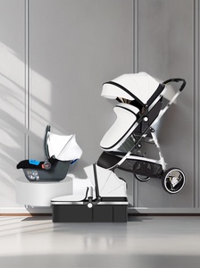 newber纽贝耳婴儿推车可坐躺儿童轻便高景观3D减震无异味空间大