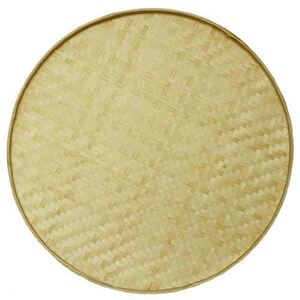 竹皮圆簸c箕箥箕放饺子田园编制品全编g竹无缝p竹青簸箕竹盘子晒