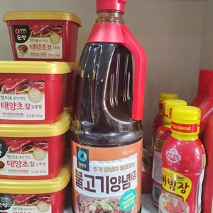 韩国清净园烤牛肉酱猪排酱烤牛肉酱烤猪肉酱2KG 商用实惠装