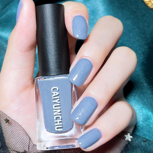 指甲油显白免烤快干持久健康流行色细闪天蓝儿童网红可剥甲油套装