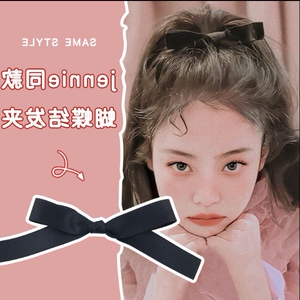 吴昕金智妮jennie同款蝴蝶结少女感发饰发卡韩国仙女珍妮头饰发夹
