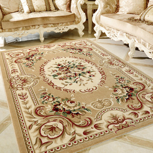新品欧式地毯客间沙发茶几满小奢华卧室床边毯房厅v垫铺长方形创