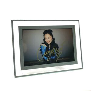 张韶涵 亲笔签名照片 满5送1 6寸签名照 相框张韶涵签名海报 周边