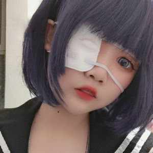 独眼眼罩二次元可爱少女心睡眠专用遮光cos病娇单眼lolita不良jk