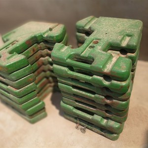 约翰迪尔拖拉机配l件前配重 约翰迪尔拖拉机前后配重铁40公斤