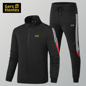 运动套装男女疯狂狼爪春秋冬季晨跑健身两件套休闲跑步服卫衣外套