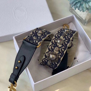 适用于迪奥肩带配件dior马鞍包老h花字母宽肩带斜跨包带子单卖