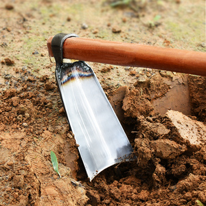 大锄锰钢河南农用大田除草锄地全钢大号锄头农村家用工具5人付款48