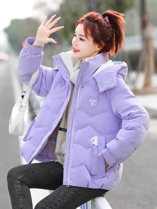 羽绒棉服女短款冬季新款韩版宽松小个子面包服加厚保暖外套