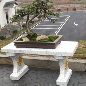 新品水花桌子模具仿古石桌石凳模型庭璃j泥园自制加厚塑料棋牌桌