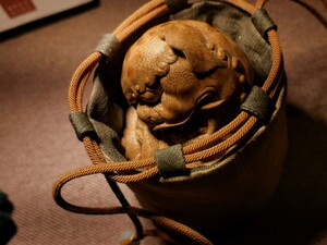 名家竹雕作品 杨国强 醒狮 杨狮 竹刻竹雕艺术品 竹雕文玩