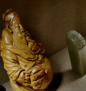 名家竹雕作品 俞田竹雕根雕 竹根雕 圆雕竹刻竹雕作品