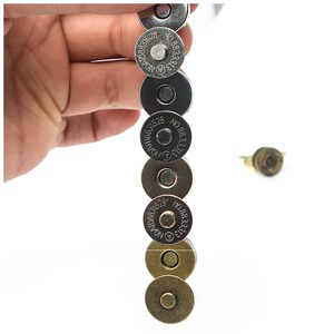 磁扣包包吸扣配件扣锁斜挎链条锁扣装饰肩带金属扣子拉链五金吸铁