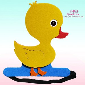 老鹰捉小鸡游戏道具公鸡母鸡头饰头套动物面具幼儿园表演帽子儿童