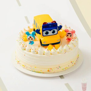 幸福西饼快乐巴士儿童生日蛋糕深圳北京广州上海重庆全国同城配送