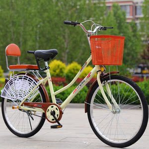 捷安特复古自行车女式24寸26男式女士成人通勤学生轻便淑女老式车