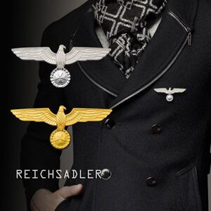英国德国帽徽帝国普鲁士德意志国防鹰徽鹰徽胸针