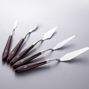 5件套艺术雕刀 烘焙工具 裱花抹刀 陶艺奶油雕刻小刮刀 蛋糕制作