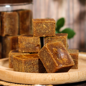 云南特产西双版纳无添加纯手工红糖450g瓶装小块家用散装