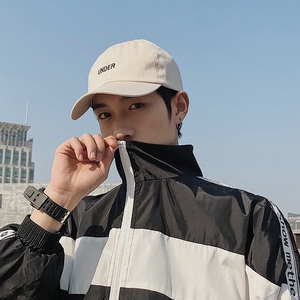 潮流鸭嘴帽男帽子男潮流鸭舌帽韩版韩版休闲潮牌嘻哈男士黑色夏季