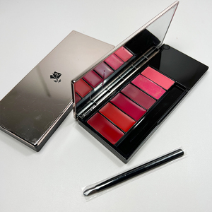 大瑕疵兰*蔻lan*come2018圣诞菁纯口红盘189正红378玫红290豆沙色