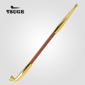 日本进口tsuge烟斗拓植烟杆老式烟锅旱烟袋手卷烟丝专用烟管原装